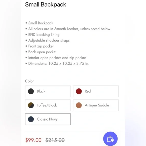 ili New York small backpack - Picture 5 of 5